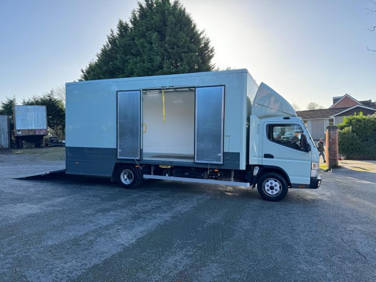 Mitsubishi-Enclosed-Canter-Car-Transport