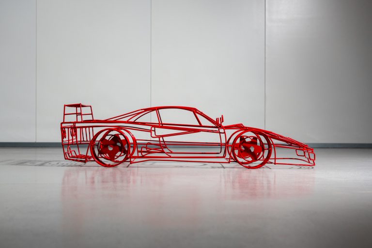 3MP-Max-Ferrari-F40-Wire-Scuplture-16