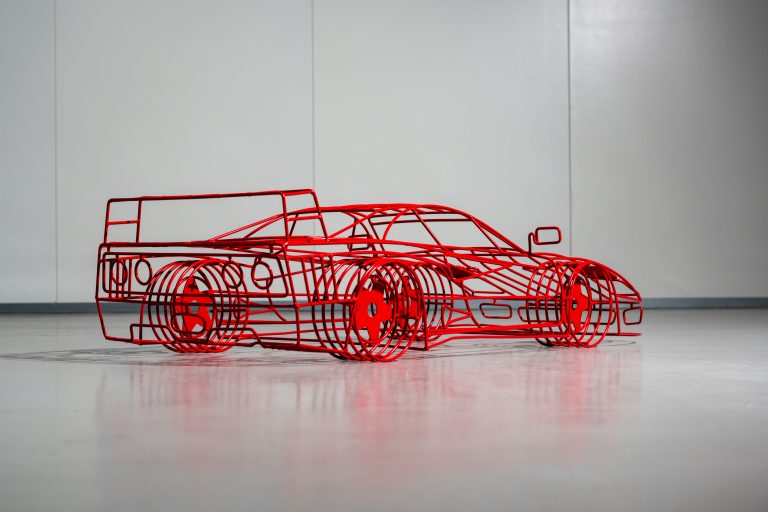 3MP-Max-Ferrari-F40-Wire-Scuplture-20