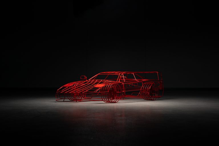 3MP-Max-Ferrari-F40-Wire-Scuplture-5
