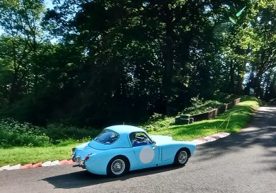 Austin Healey Sebring Sprite. Classic Hill Climb. Sprint.