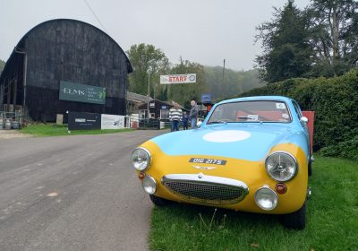 Austin Healey Sebring Sprite. Classic Hill Climb. Sprint.